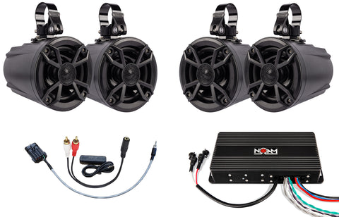 Side by Side Sound System for Ride command (NUTV5 QUAD for 